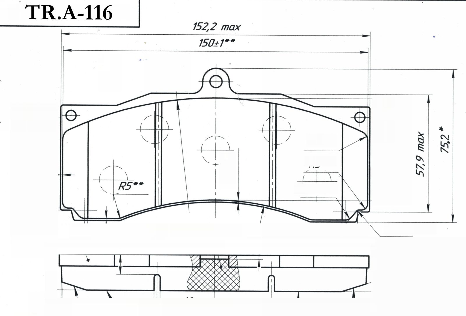 Тормозные колодки FERZ FERODO FRP3054H HAWK B109F